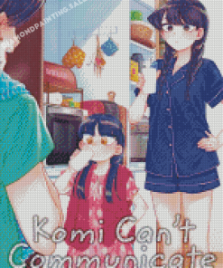 Komi Cant Communicate Manga Poster Diamond Painting