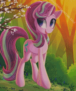 My Little Pony Starlight Glimmer In Garden Diamond Painting