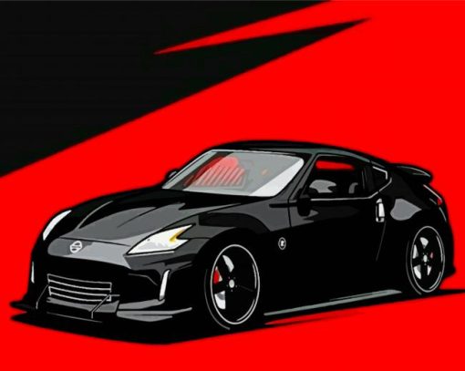 Nissan 370z Art Diamond Painting