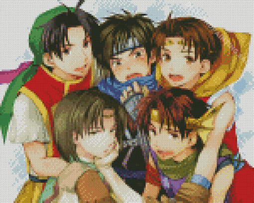 Suikoden Video Game Serie Characters Diamond Painting