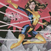 Superhero Kitty Pryde Diamond Painting