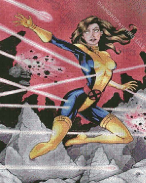 Superhero Kitty Pryde Diamond Painting