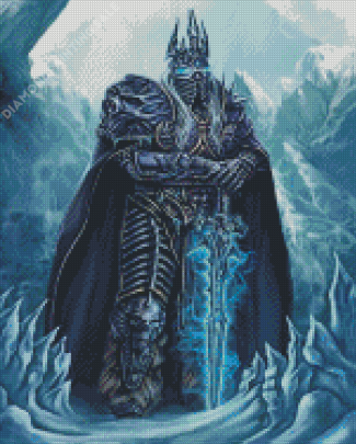 World Of Warcraft Lich King Video Game Diamond Painting