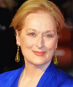 Actress Meryl Streep Diamond Painting