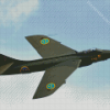 Black Hawker Hunter Diamond Painting