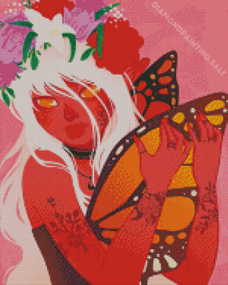 Cute Butterfly Fairy Art Diamond Painting