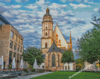 St Thomas Church Leipzig Diamond Painting