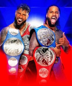 The Usos Twin Brothers Diamond painting