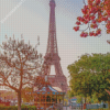 The Eiffel Tower Springtime In Paris Diamond Painting