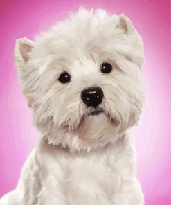 The West Highland Terrier Dog Diamond Painting