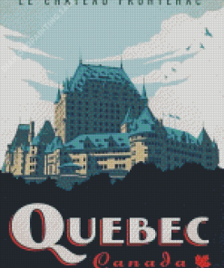 Aesthetic Quebec City Diamond Painting