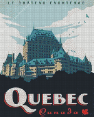 Aesthetic Quebec City Diamond Painting