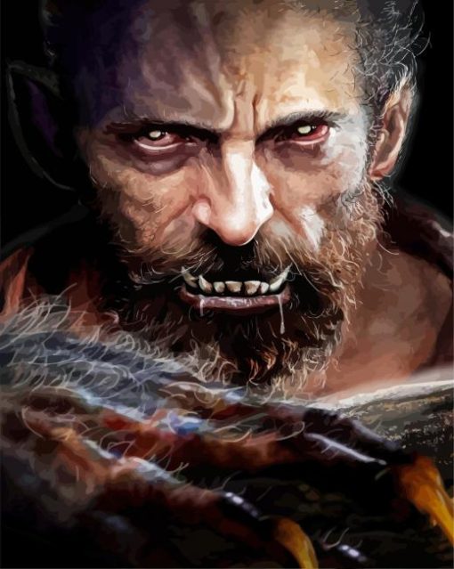 Aesthetic Wolfman Diamond Painting