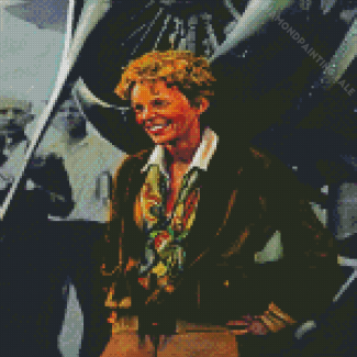 Amelia Mary Earhart Diamond Painting