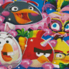 Angry Pop Birds Game Diamond Painting