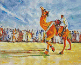 Arabian Camel Dancing Diamond Painting