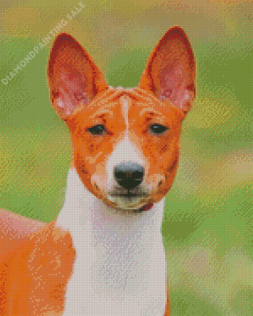 Basenji Dog Animal Diamond Painting