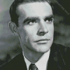 Black And White John Connery Diamond Painting