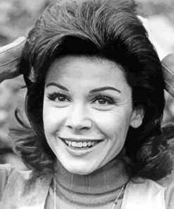 Black And White Beautiful Annette Funicello Diamond Painting
