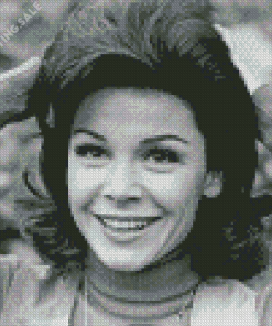 Black And White Beautiful Annette Funicello Diamond Painting