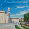 Church Of St Donatus Zadar Croatia Diamond Painting
