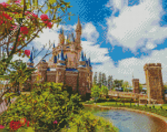 Cinderella Castle Tokyo Disney Resort Diamond Painting