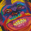 Colorful Monkey Animal Diamond Painting
