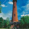 Currituck Lighthouse North Carolina Diamond Painting