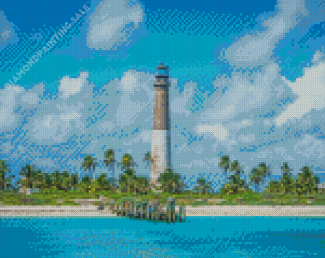 Dry Tortugas Lighthouse Diamond Painting