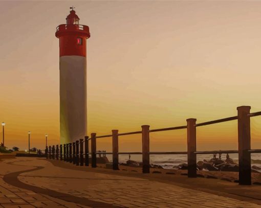 Durban Lighthouse Diamond Painting