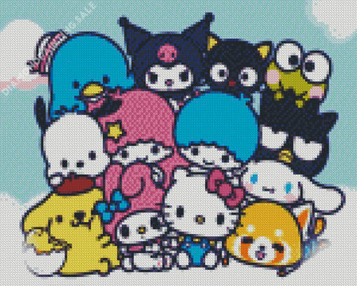 Hello Kitty Characters Diamond Painting