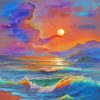 Beautiful Seascape Jim Warren Diamond Painting