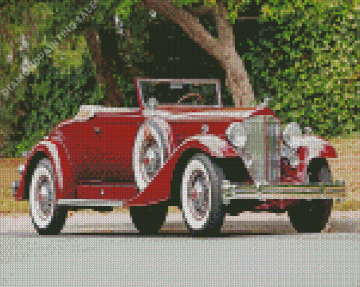 Brown Packard Kit Car Diamond Painting