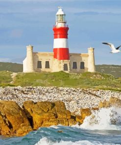 Cape Agulhas Lighthouse Diamond Painting