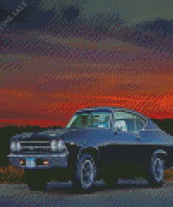 Classic Chevy Chevelle Ss Diamond Painting