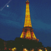 Eiffel Tower Light At Night Diamond Painting