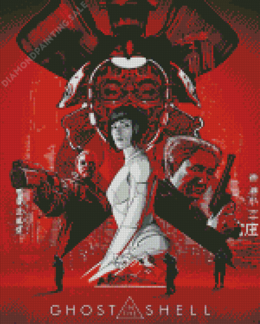 Ghost In The Shell Poster Art Diamond Painting