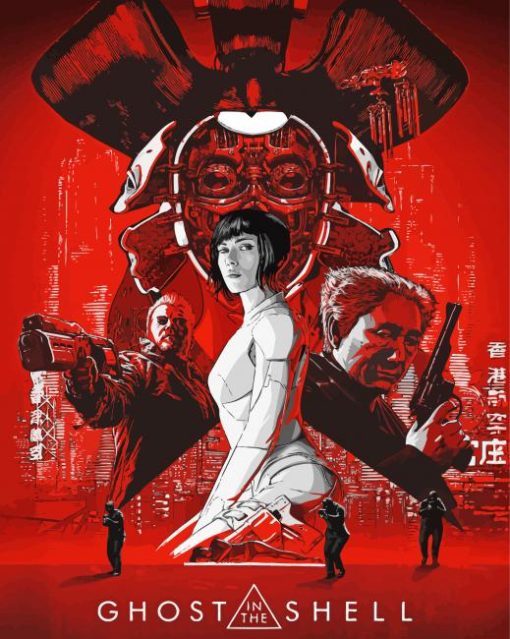 Ghost In The Shell Poster Art Diamond Painting