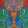 Aesthetic Psychedelic Woman Diamond Painting