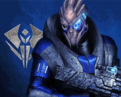 Garrus Vakarian Character Diamond Painting