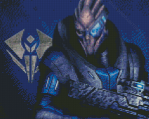 Garrus Vakarian Character Diamond Painting