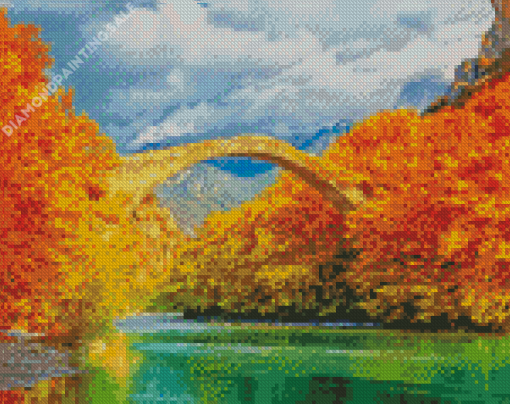 Greece Zagori In Fall Diamond Painting