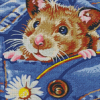 Hamster In Jean Pocket Diamond Painting