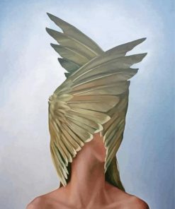 Lady With Wings Diamond Painting