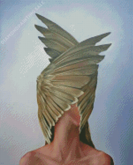 Lady With Wings Diamond Painting