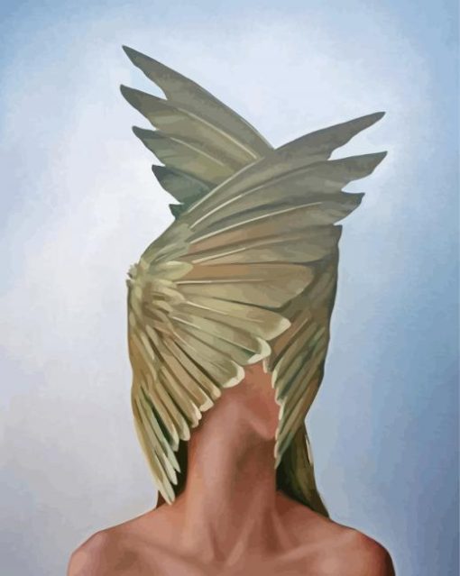 Lady With Wings Diamond Painting
