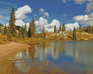 Lake Catherine State Park Landscape Diamond Painting