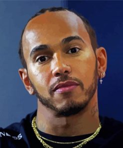 Lewis Hamilton Face Diamond Painting