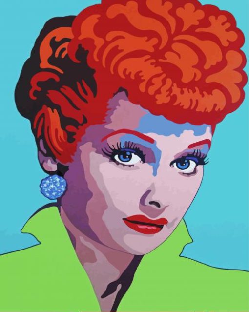 Lucy Pop Art Diamond Painting