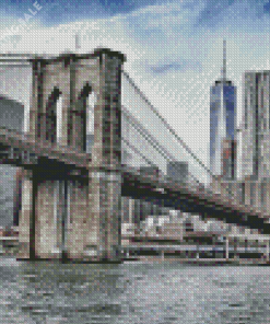 Manhattan Bridge New York City Diamond Painting